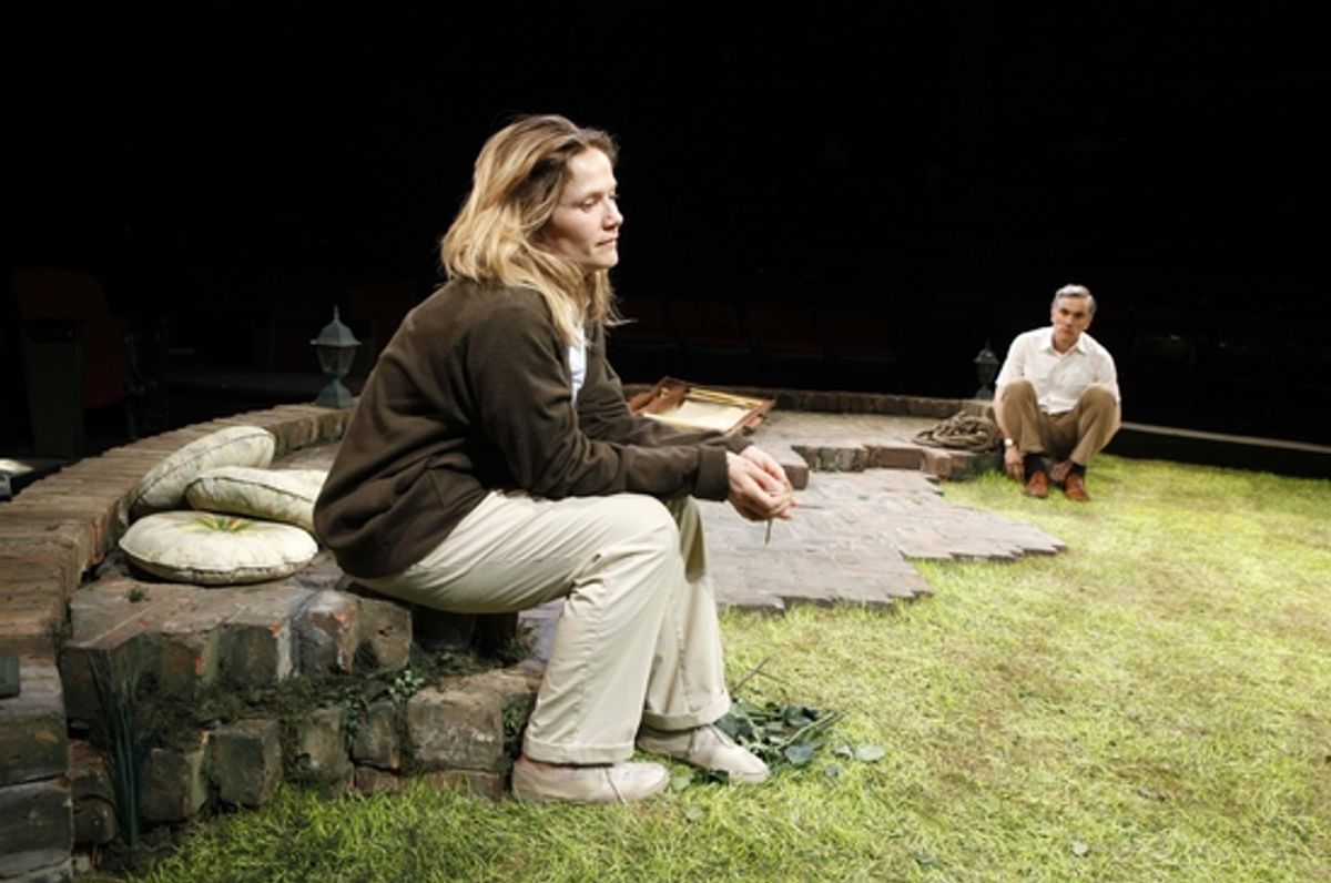 Jessica Hynes and Ben Miles at 